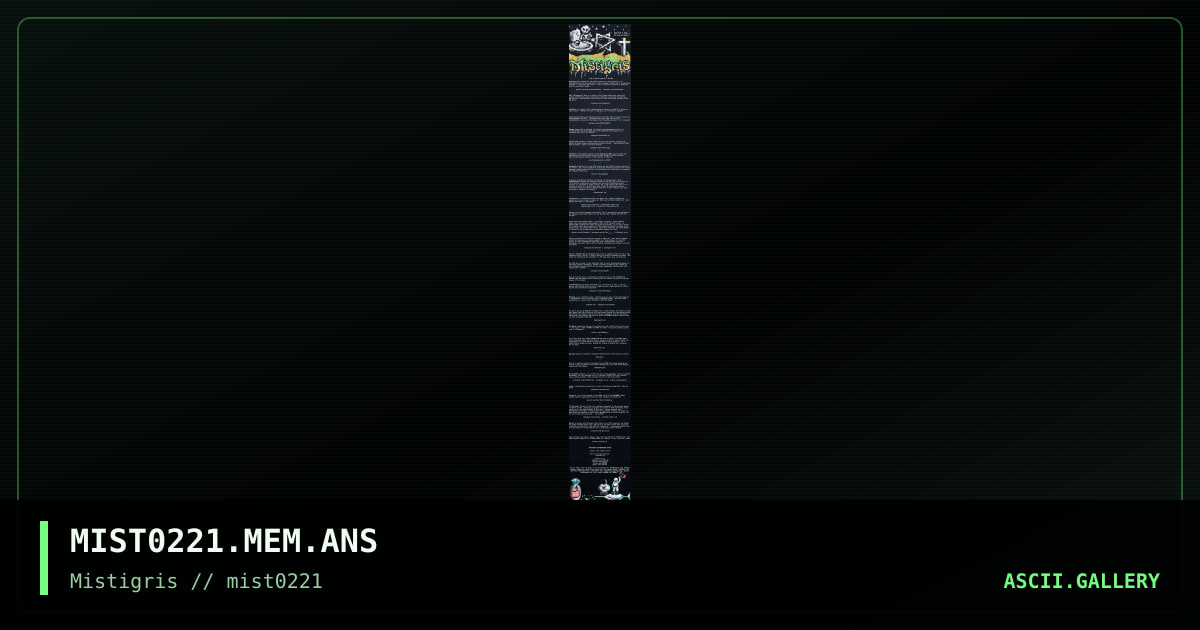 MIST0221 memberlist, by cthulu, coaxcable, oddfirefox, 2021