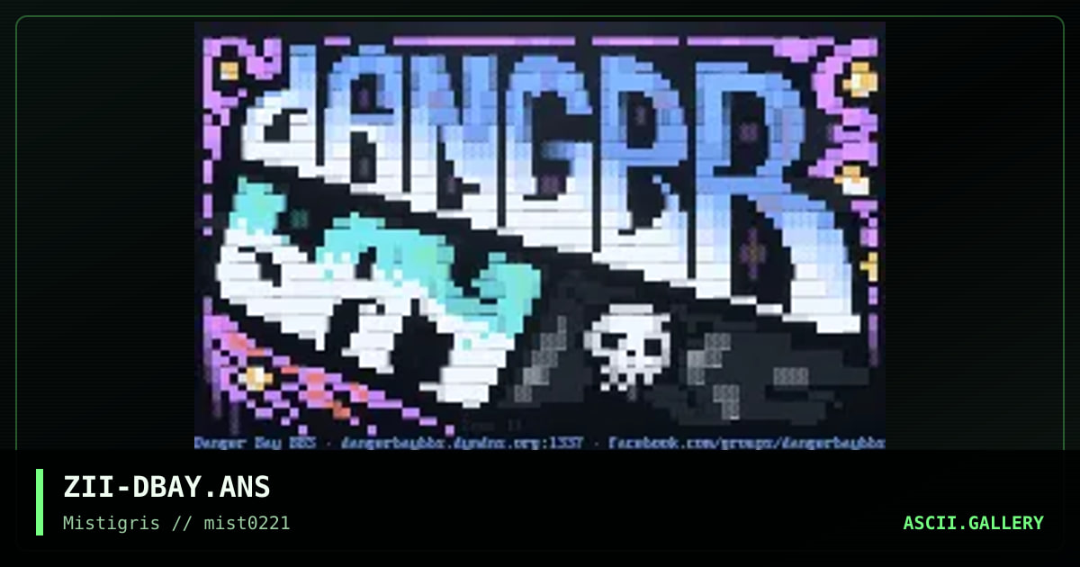 Danger Bay BBS, by zeus ii, 2021