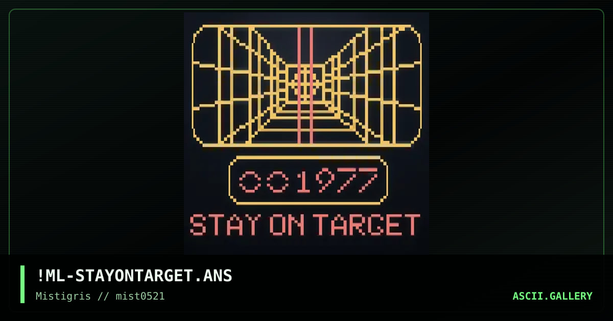 Stay on target, by meatlotion, 2021