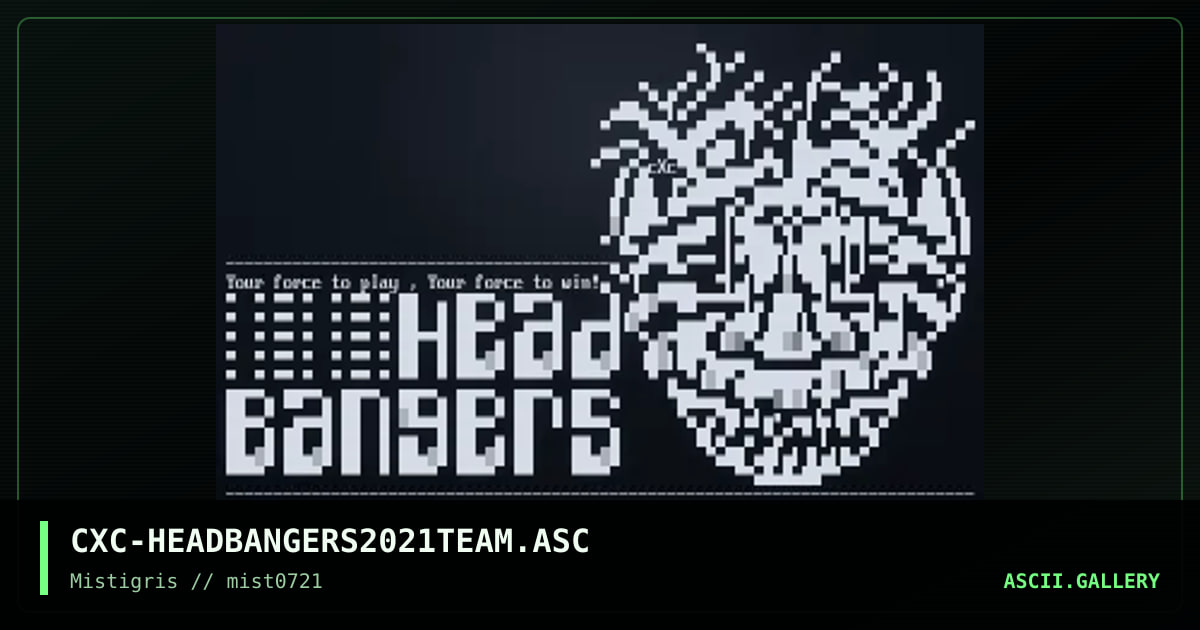 Head Bangers, by coaxcable, 2021