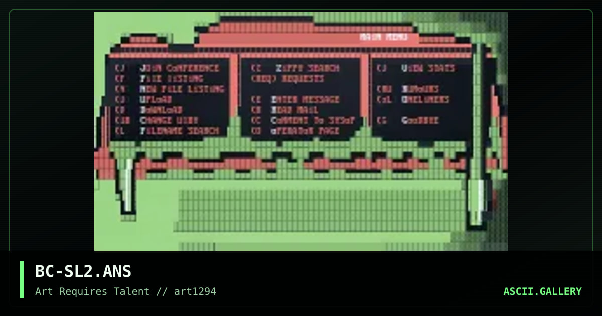 BC-SL2.ANS, by beyond cool, 1994