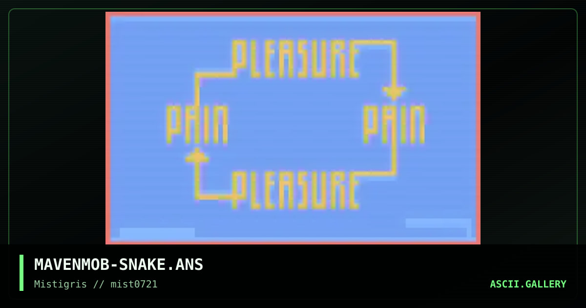Snake, by mavenmob, 2021