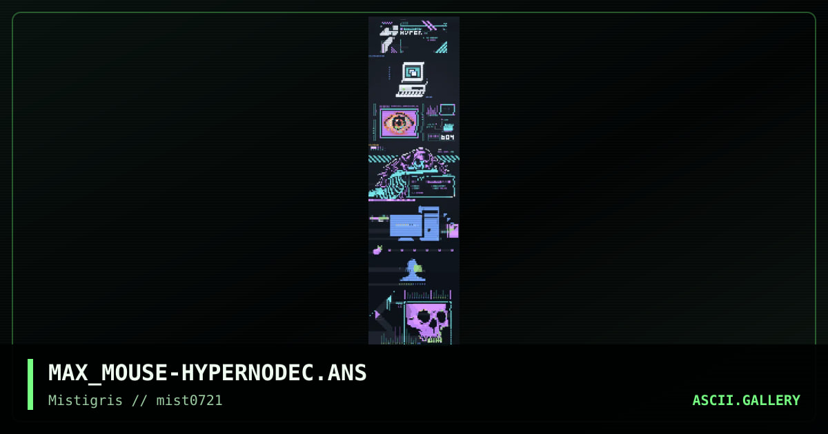 Hypernode colly, by max mouse, 2021