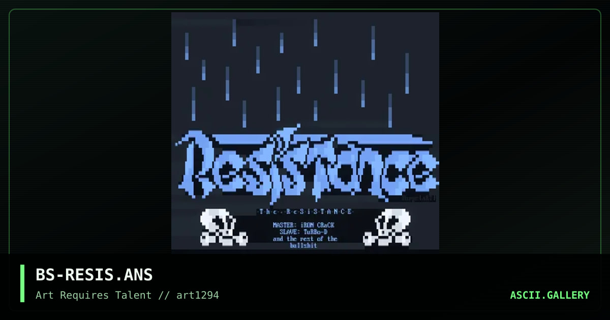 BS-RESIS.ANS, by burps, 1994