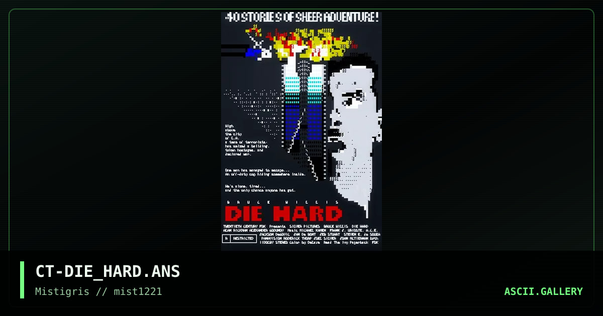 Die Hard, by cthulu, 2021