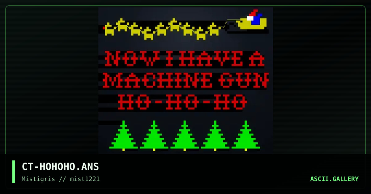 Now I Have A Machine Gun, by cthulu, 2021
