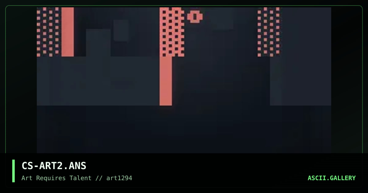 CS-ART2.ANS, by csurfer, 1994