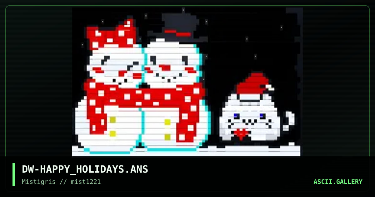 Happy Holidays, by dw, 2021