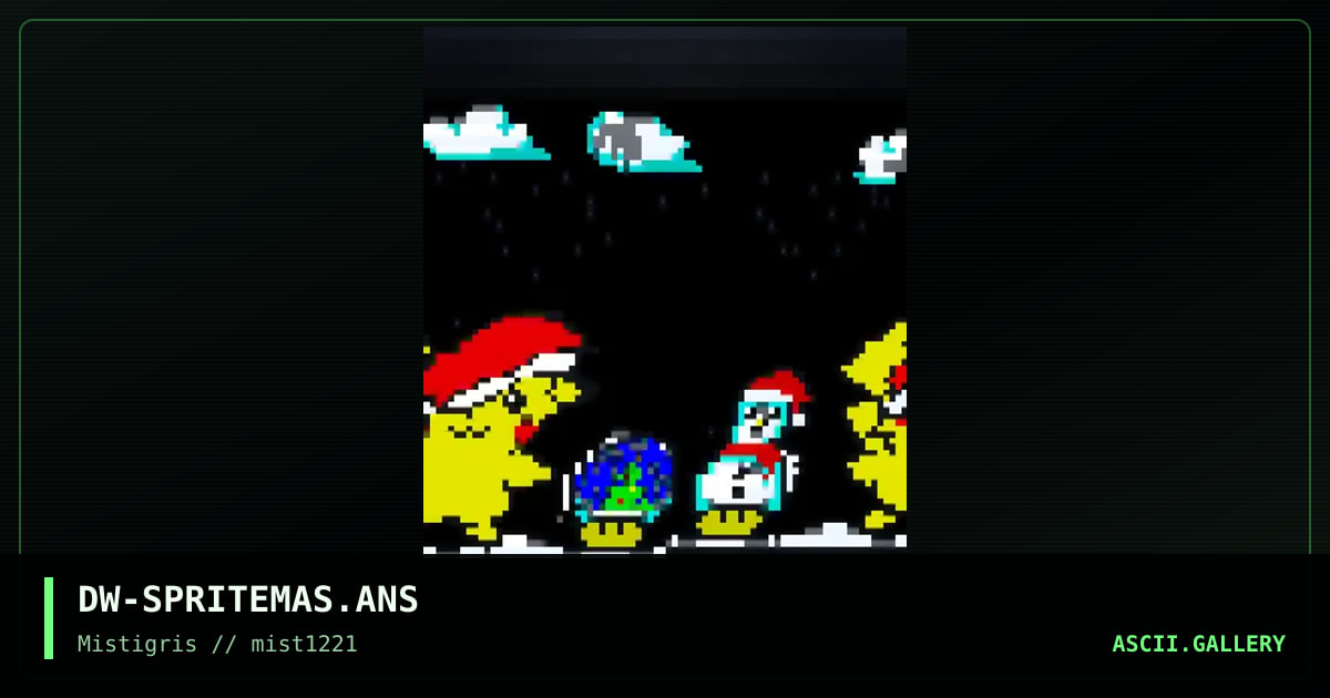Merry Spritesmas, by dw, 2021