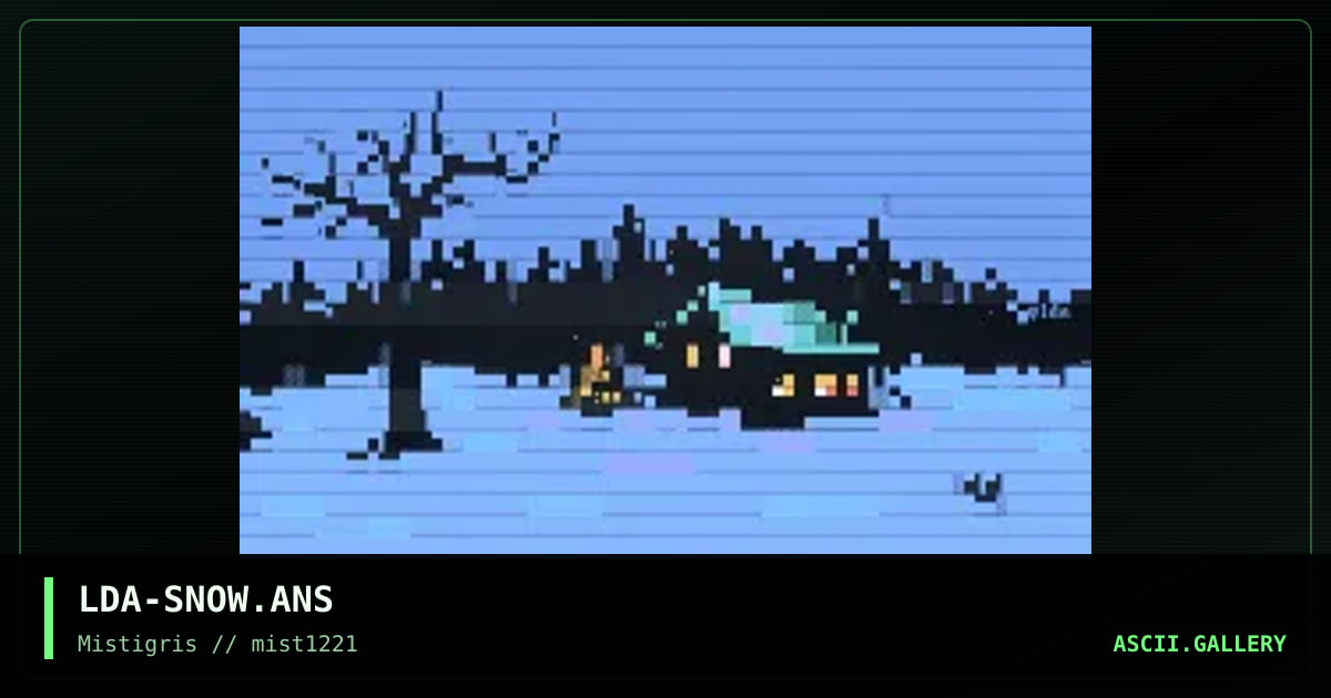 Snow, by lda, 2021