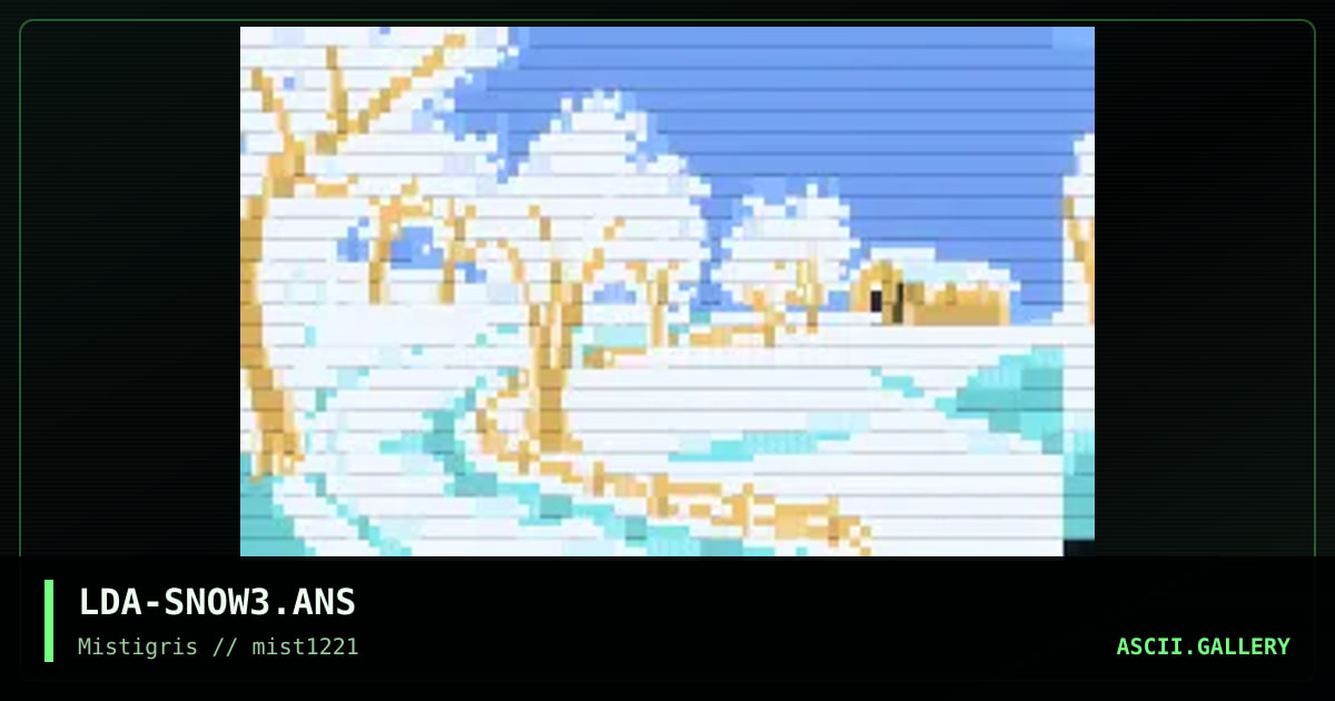 Snow 3, by lda, 2021