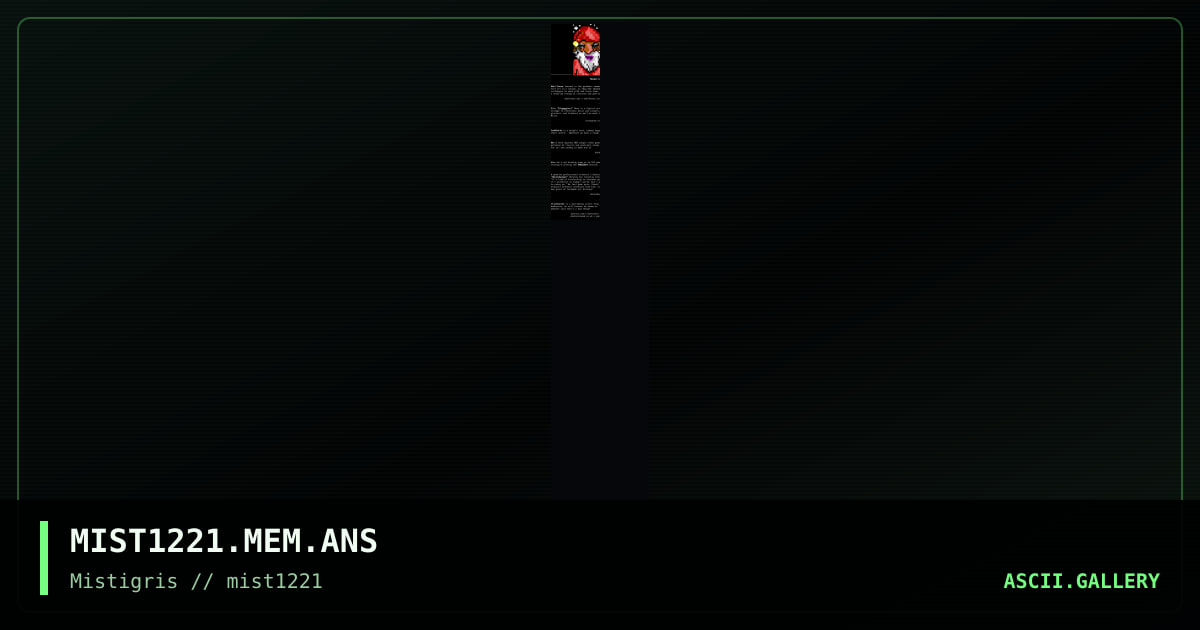 MIST1221 list of contributors, by coaxcable, cthulu, 2021