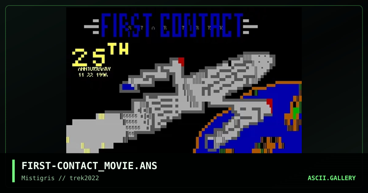 First Contact: Phoenix, by darkman almighty, 2022
