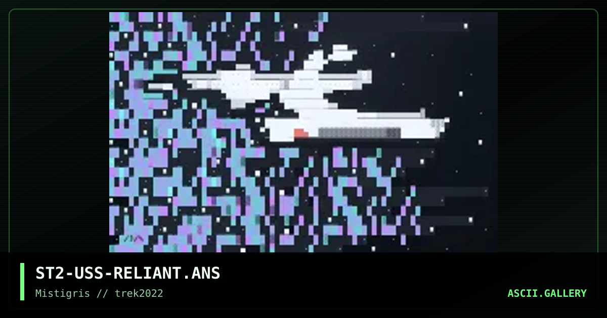 USS Reliant/STII:TWOK, by darkman almighty, 2022