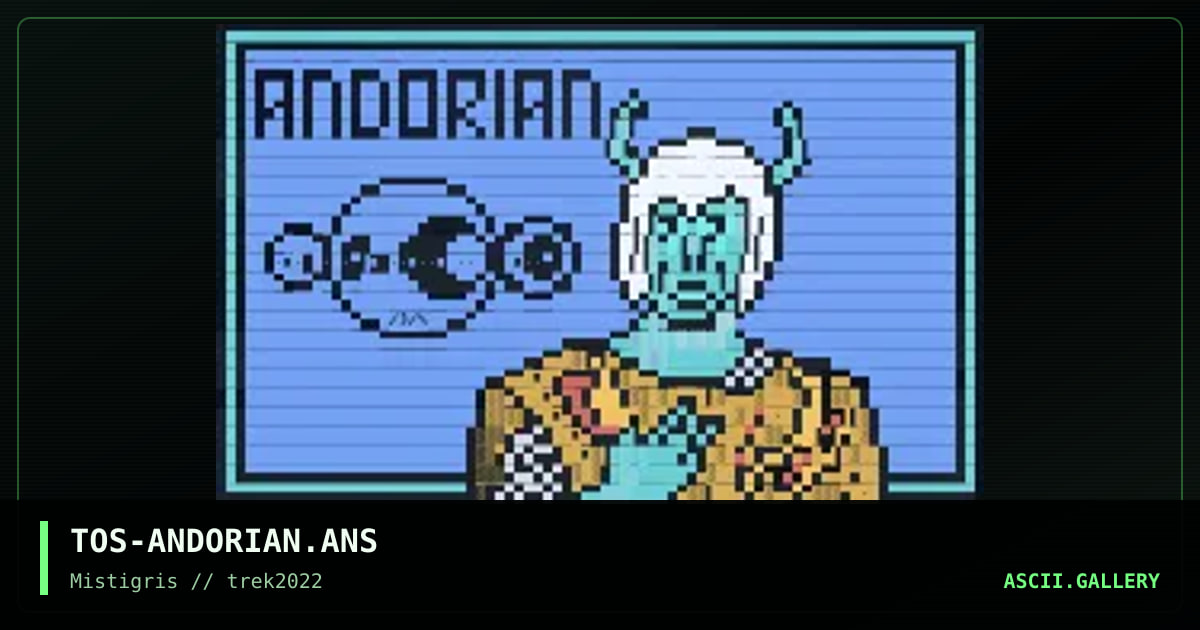 Andorian, by darkman almighty, 2022