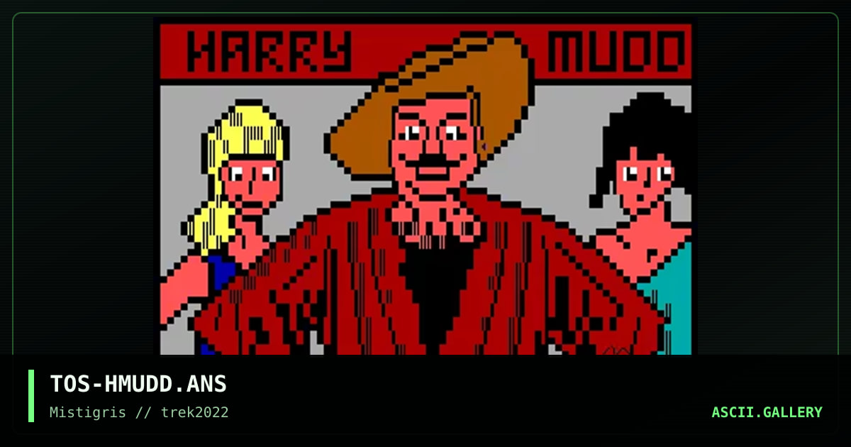 Harry Mudd, by darkman almighty, 2022