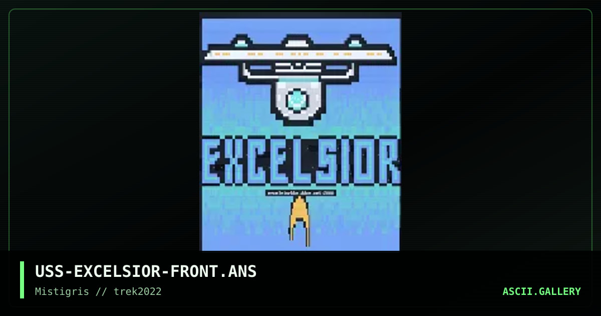 Excelsior BBS, by darkman almighty, 2022