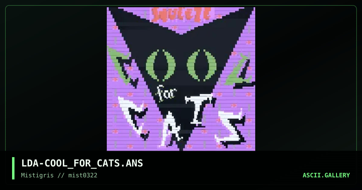 Squeeze - Cool for Cats, by lda, 2022