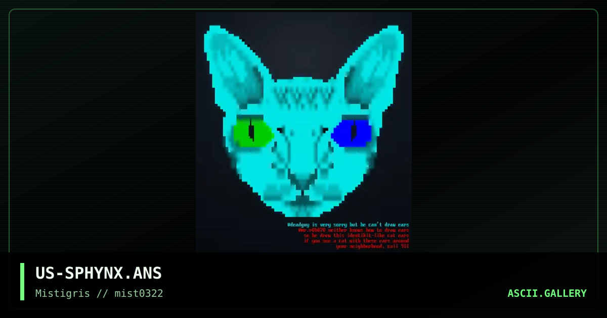 sphynx, by mr roboto, deadguy, 2022