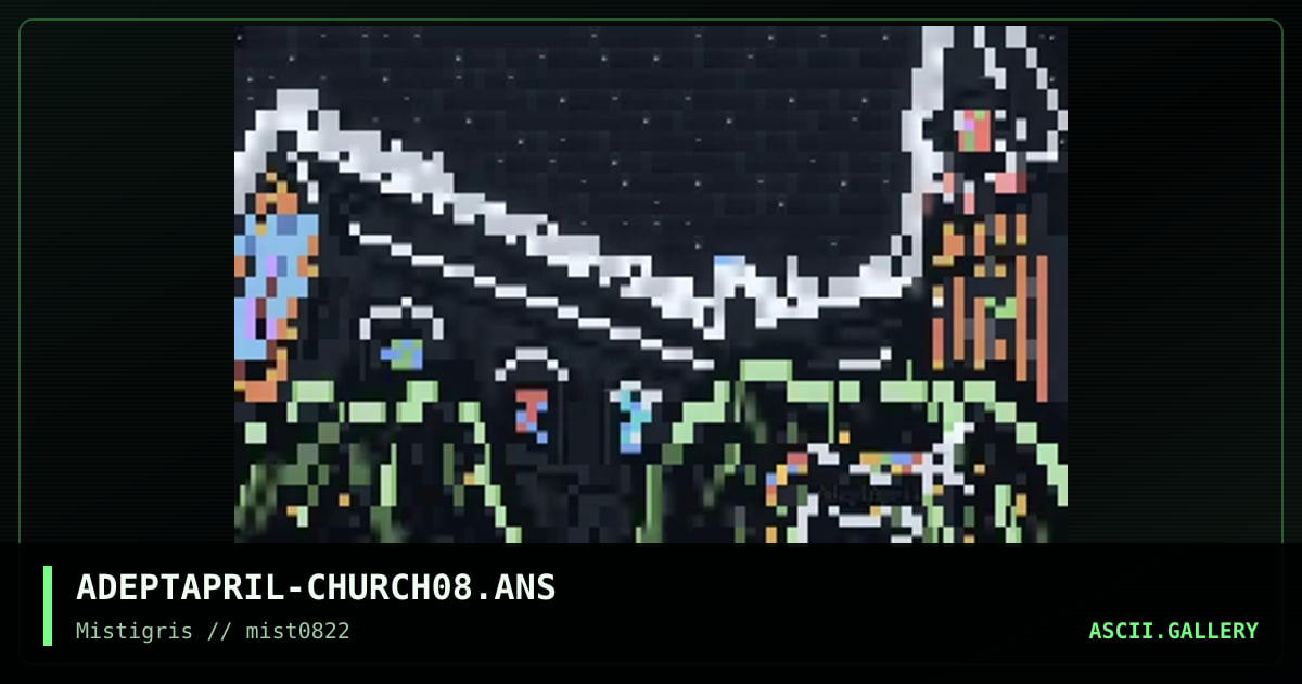 Church, by adeptapril, 2022