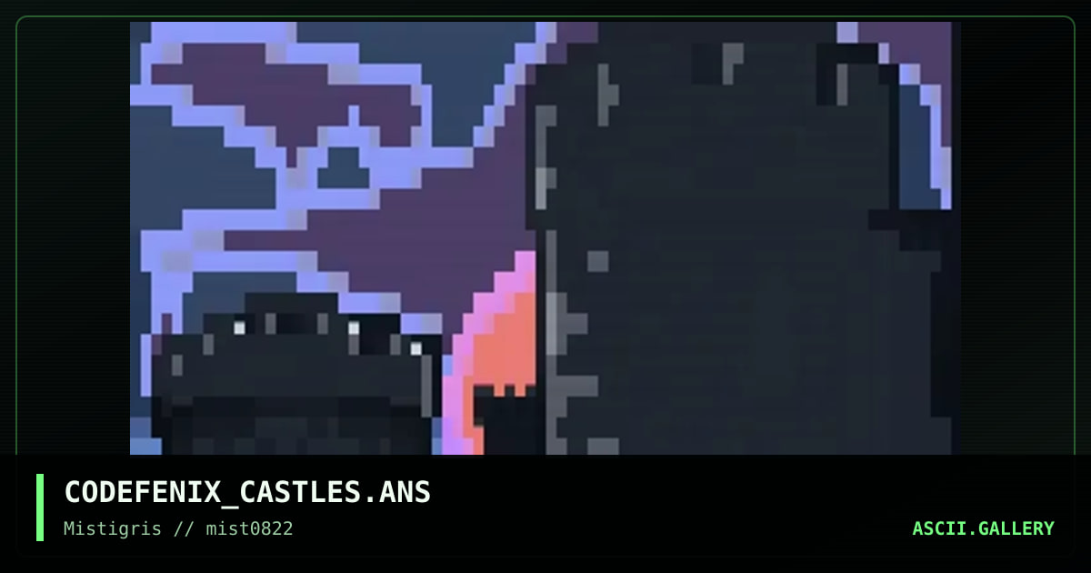 Castles, by codefenix, 2022