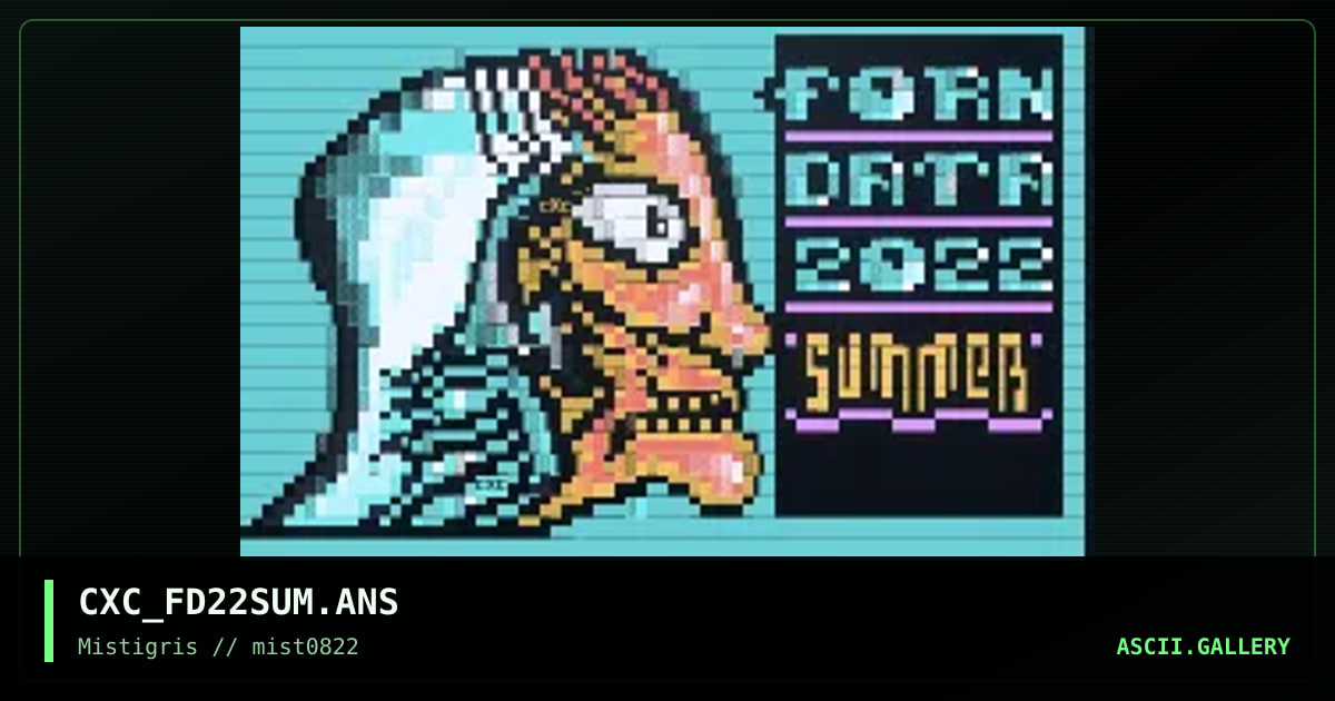 Forn Data 2022 Summer, by coaxcable, 2022
