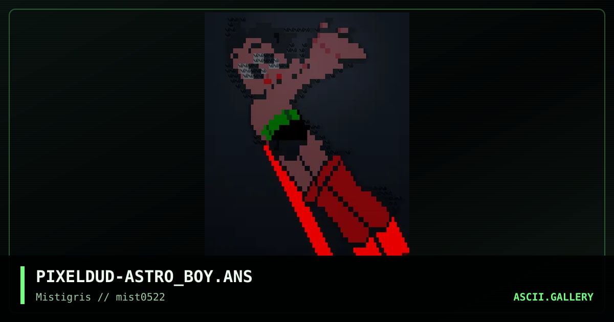 Astro Boy, by pixeldud, 2022