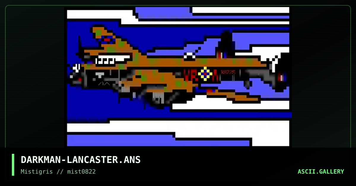 AVRO Lancaster, by darkman almighty, 2022