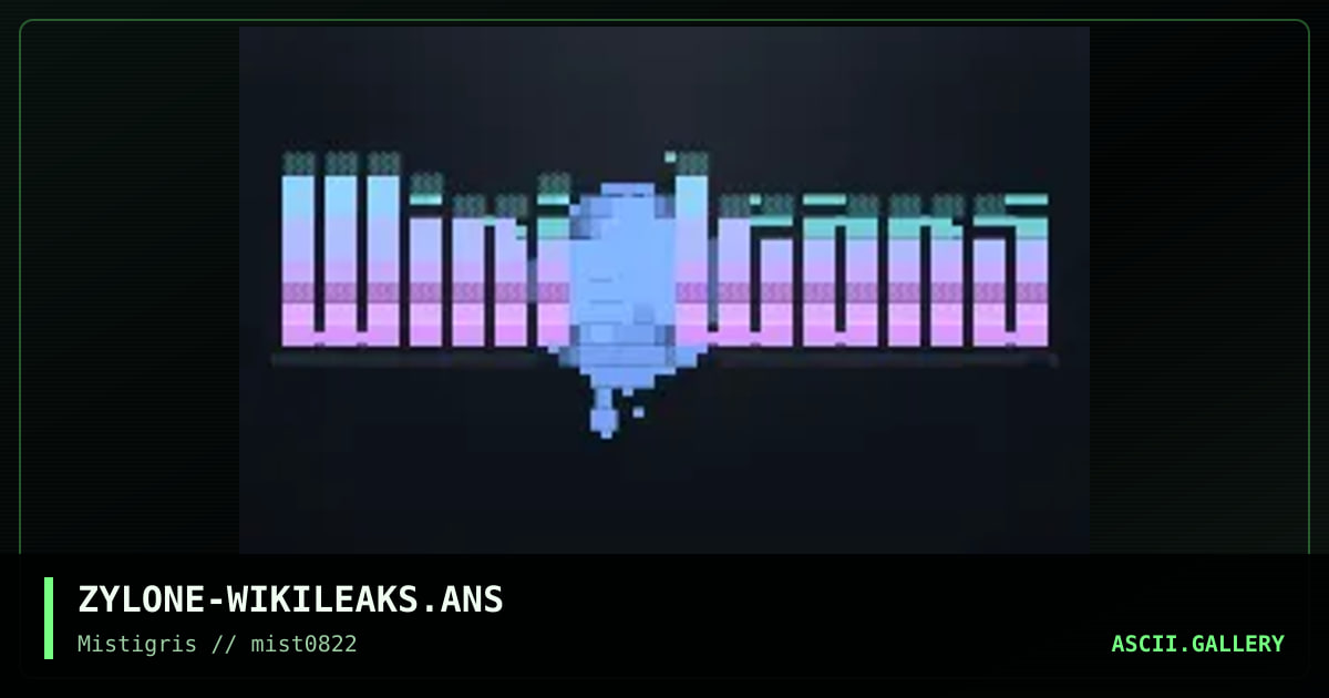 WikiLeaks, by zylone, 2022