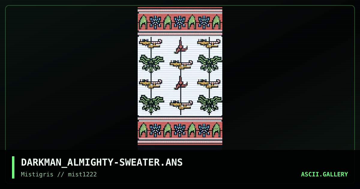Ugly Trek Sweater, by darkman almighty, 2022