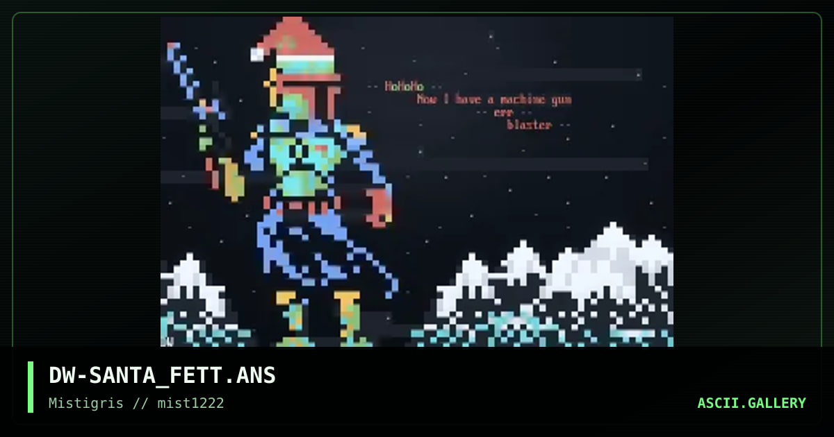 Santa Fett, by dw, 2022