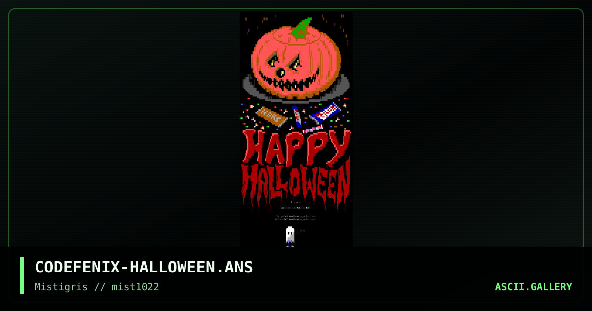 Happy Halloween, by codefenix, 2022