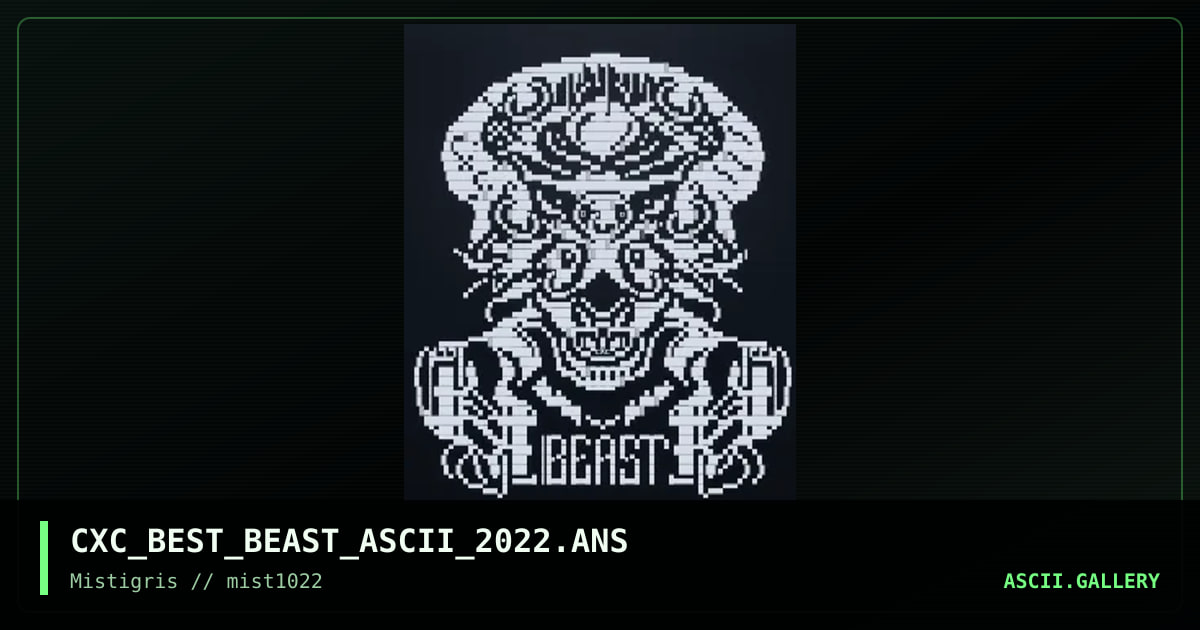 Best Beast, by coaxcable, 2022