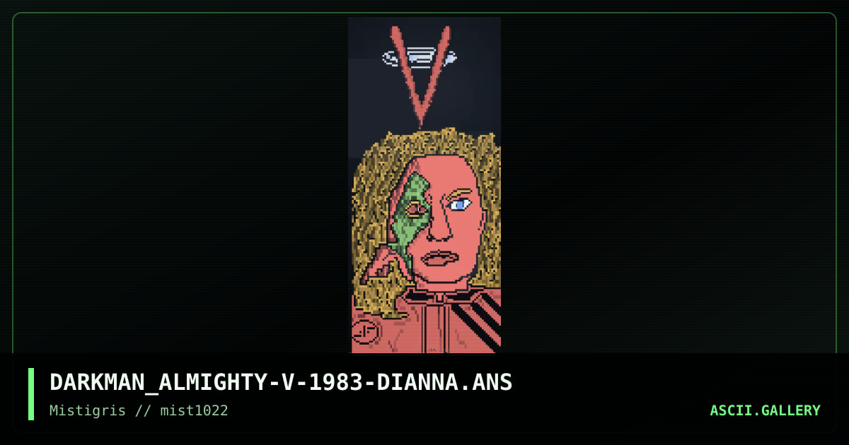 V:Dianna-1983, by darkman almighty, 2022