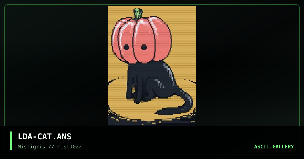 cat, by lda, 2022