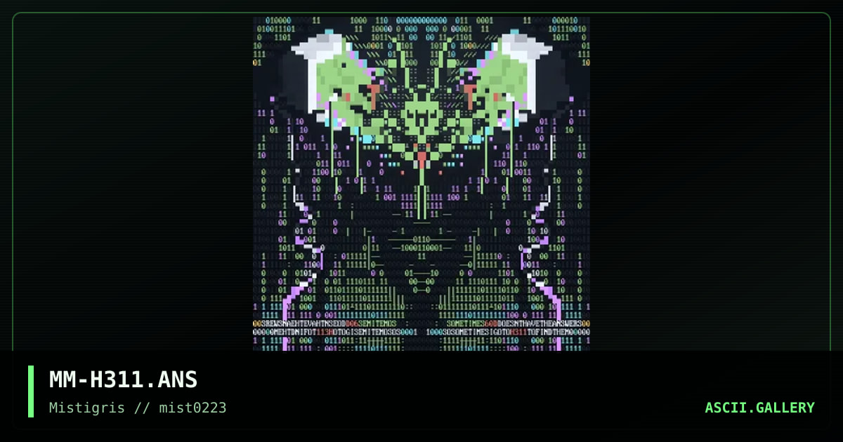 Sometimes H311, by mavenmob, 2023