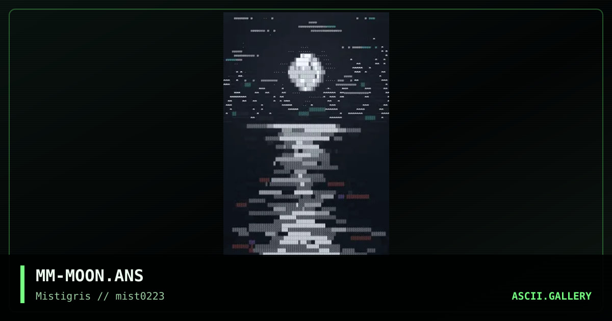 Moon, by mavenmob, 2023