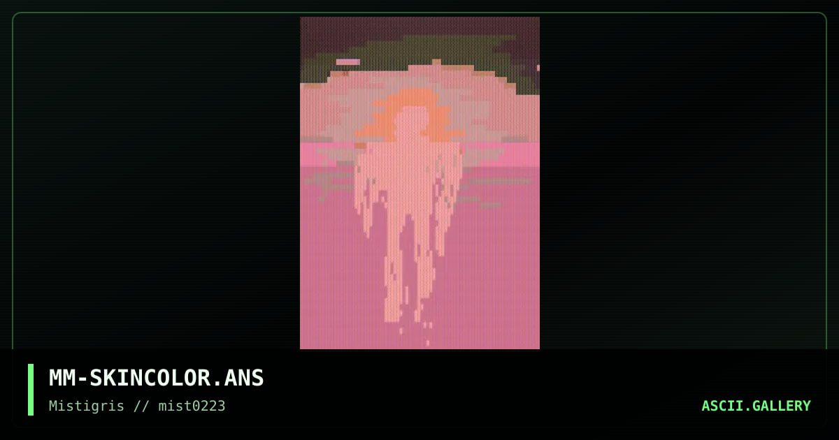 Skin In The Color, by mavenmob, 2023
