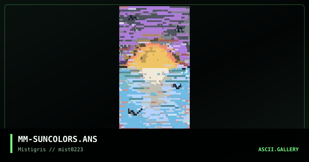 Sunrise, by mavenmob, 2023
