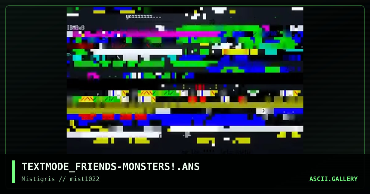 Monsters!, by polyducks, lda, adel faure, rhoq, batfeula, 2022