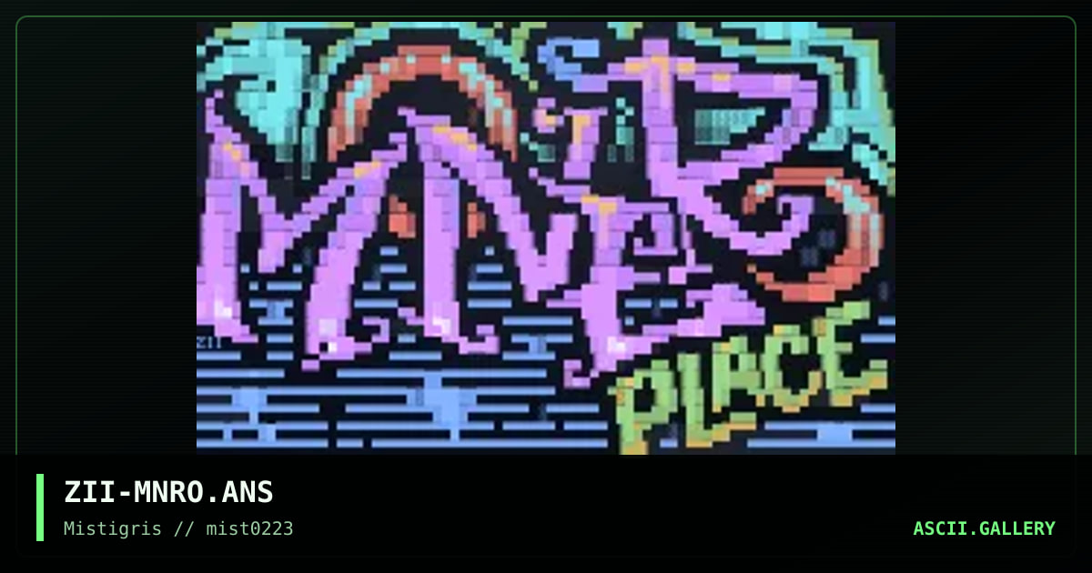 Monero Place, by zeus ii, 2023