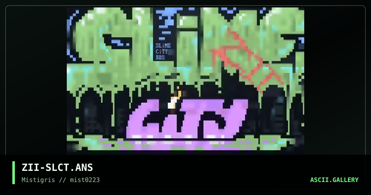 Slime City Logo, by zeus ii, 2023