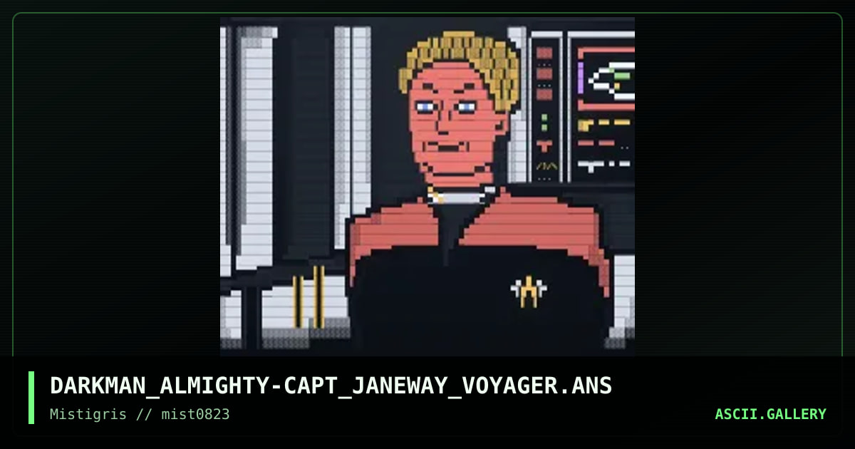 Captain Janeway, by darkman almighty, 2023