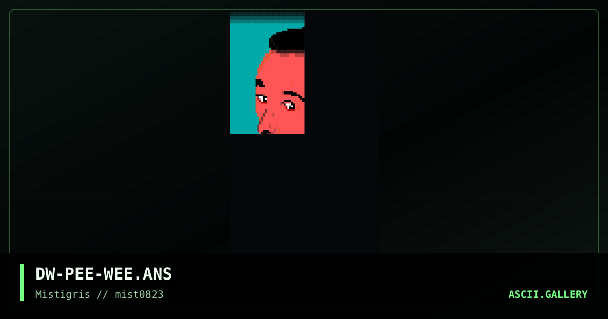RIP Paul Reubens, by dw, 2023