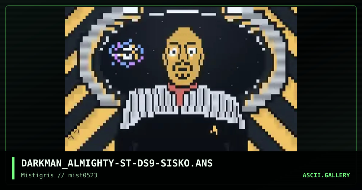 Capt. Ben Sisko -DS9, by darkman almighty, 2023