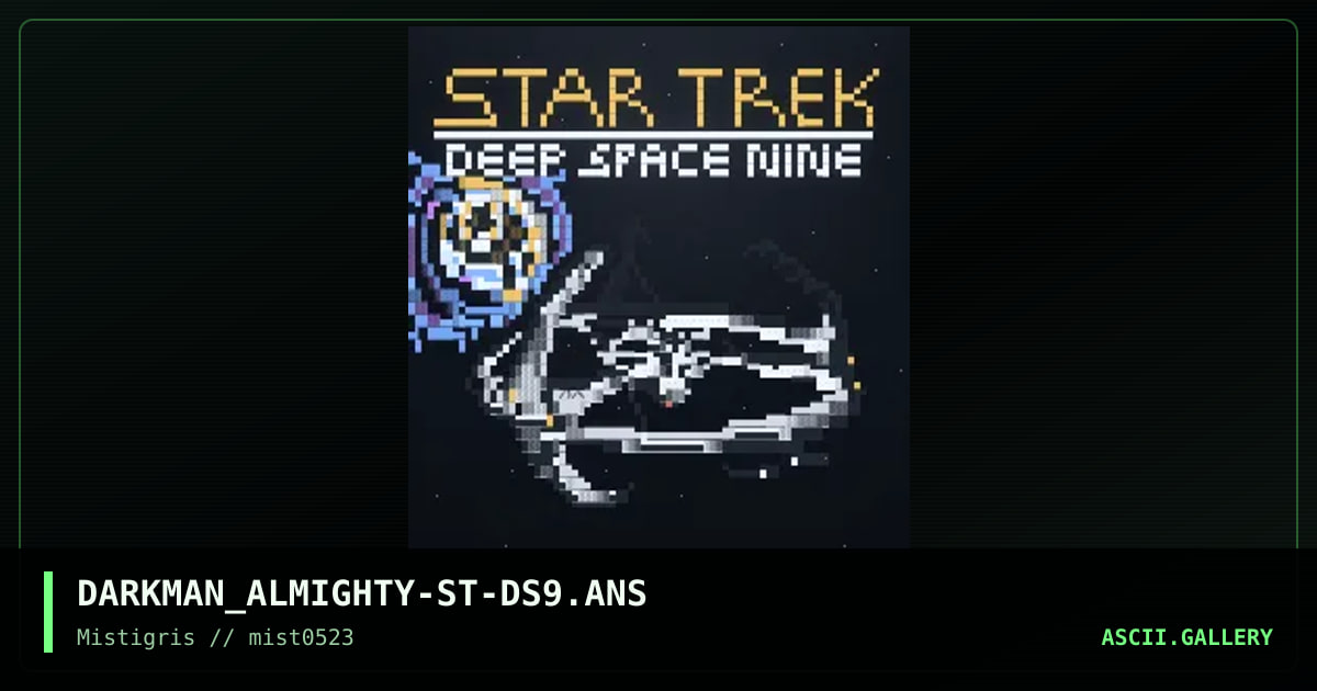 ST DS9, by darkman almighty, 2023