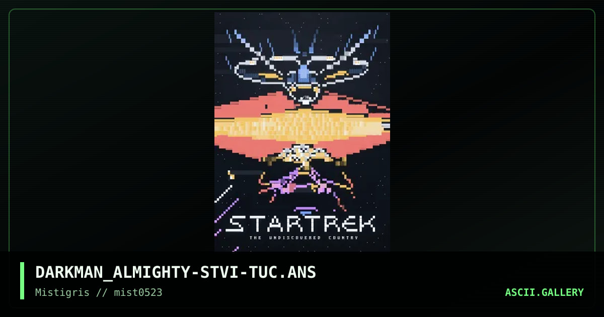Star Trek VI:The Undiscovered Count, by darkman almighty, 2023