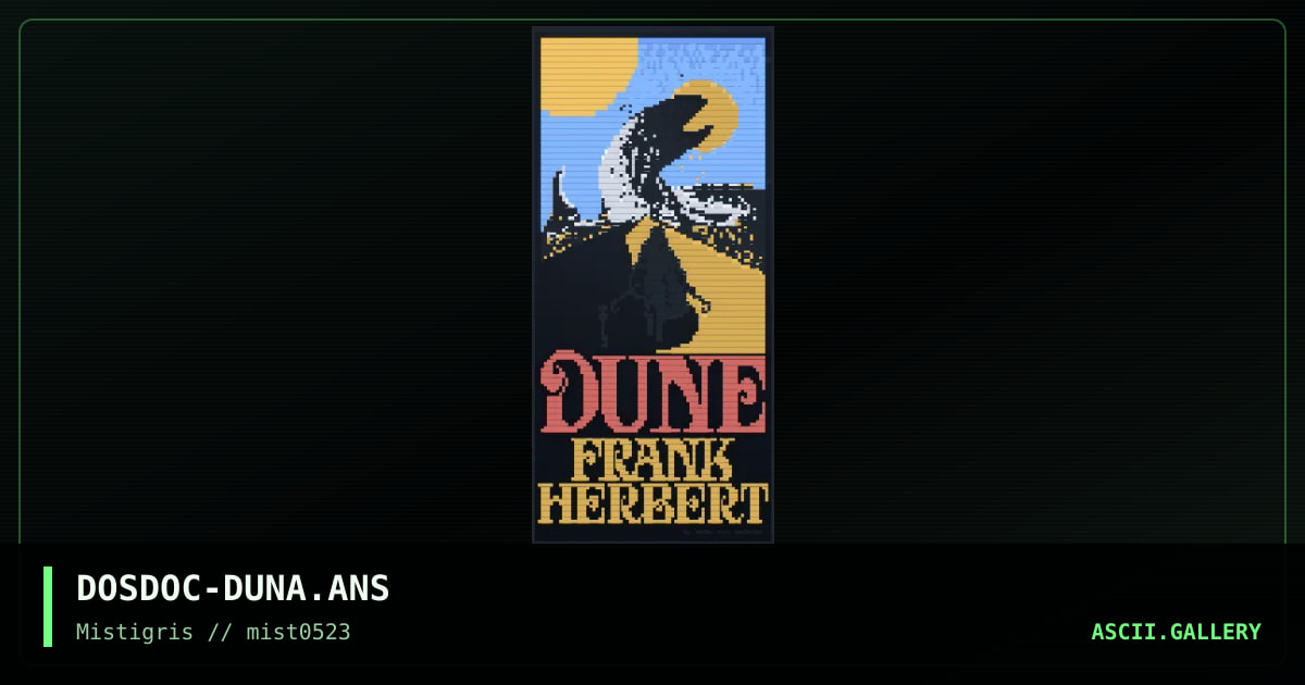 Dune, by dosdoc, 2023