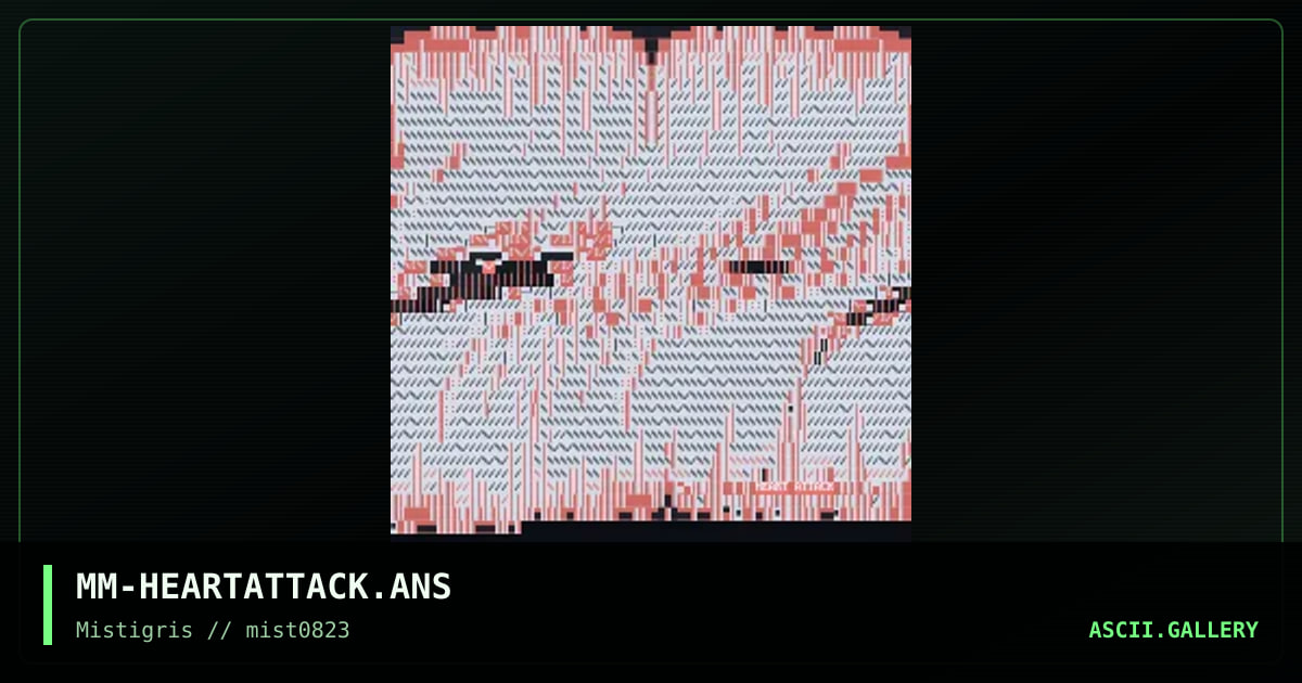 Heart Attack, by mavenmob, 2023