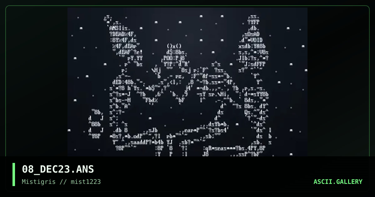 December 8th, by littlebitspace, 2023